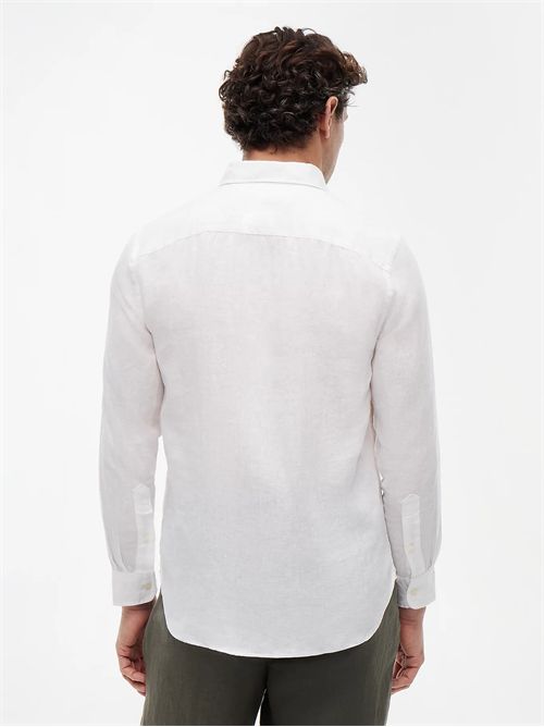 Camicia regular fit in puro lino TOMMY HILFIGER | MW0MW41530/YBR